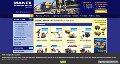 Desktop Screenshot of manek.cz